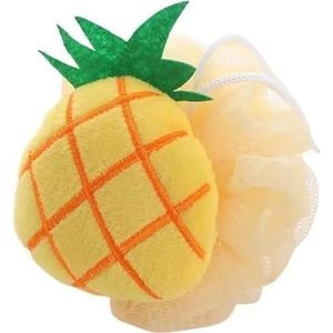 Lichaamsdoucheballen Schrobben en reinigen, lichaamsverzorging en exfoliërende cartoon fruitbadsponsbalaccessoires (Size : Pineapple)