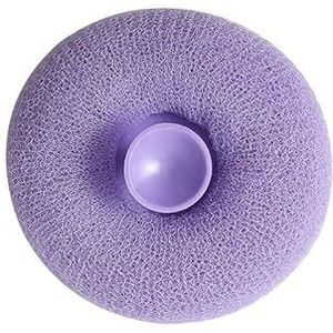Badhanddoek Japanse scrub Badmassage Badbal met zuignapborstel Badhanddoek Baddoek Rugwrijven Modderbadborstel Spons (Size : Violet)
