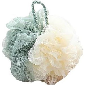 Zachte douchegaas Schuimende spons Badbelbal Lichaamshuidscrub Exfoliërende scrubber Rugborstel Badkamerdoucheaccessoires