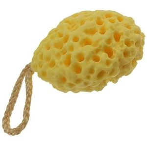 Honingraat Babybadspons Douchebal Exfoliërende verzachtende lichaamsreinigingstool (Size : Yellow)