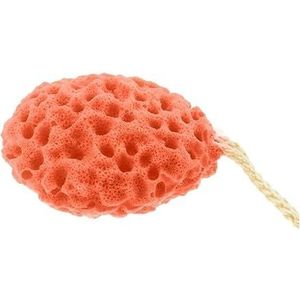Honingraat Babybadspons Douchebal Exfoliërende verzachtende lichaamsreinigingstool (Size : Orange)