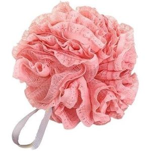 1PC Leuke Kant Zeep Spons Bad Bal Bad Scrub Bad Lichaam Spons Scrub Kleurrijke Duurzame Massage Borstel (Size : Pink)