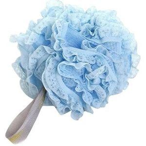 1PC Leuke Kant Zeep Spons Bad Bal Bad Scrub Bad Lichaam Spons Scrub Kleurrijke Duurzame Massage Borstel (Size : Blue)