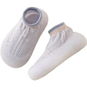 Mesh Babyschoenen Pasgeboren Baby Wandelschoenen Baby Jongens Meisjes Sokken Sneakers Zachte Bodem Antislip Ademend Wieg 0-4 jaar oud (Color : F16373GR, Size : 13-18 Months)