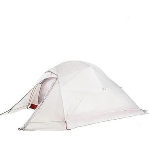 Cloud Up Serie 123 Verbeterde Camping Tent Waterdichte Outdoor Wandelen Tent 20D 210T Nylon Backpacken Tent Met Gratis Mat (Color : CloudUp3 Gray-skirt)