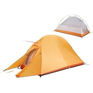 1 Ultralichte 1-persoonstent Draagbare waterdichte 20D 210T Outdoor Wandelen Reizen Strand Vissen Campingtent (Color : Orange)