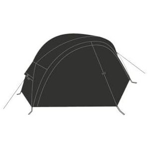 1 Persoon Buiten Camping Bed Tent Lichtgewicht Anti-muggen Draagbare Wandelen Pergola Strand Tarp Fietsen Luifel (Color : Black Rainfly Only)