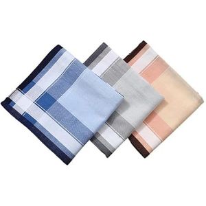 Zakdoek for bruiloftsfeest Gestreepte zakdoeken for man, vader, grootvader (Color : Flower type two)