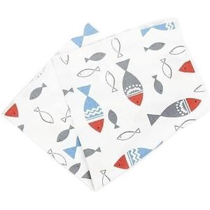 Mannen Katoen Dieren Zakdoek for Man Vis Beer Print Pocket Plein Borst Handdoek Pakken Zakdoeken 25 * 25 cm (Color : IA5381)