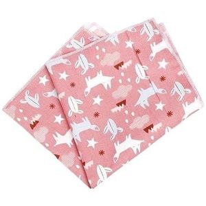 Mannen Katoen Dieren Zakdoek for Man Vis Beer Print Pocket Plein Borst Handdoek Pakken Zakdoeken 25 * 25 cm (Color : IA5378)