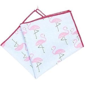Mannen Katoen Dieren Zakdoek for Man Vis Beer Print Pocket Plein Borst Handdoek Pakken Zakdoeken 25 * 25 cm (Color : IA5373)