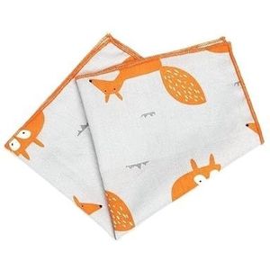 Mannen Katoen Dieren Zakdoek for Man Vis Beer Print Pocket Plein Borst Handdoek Pakken Zakdoeken 25 * 25 cm (Color : IA5368)