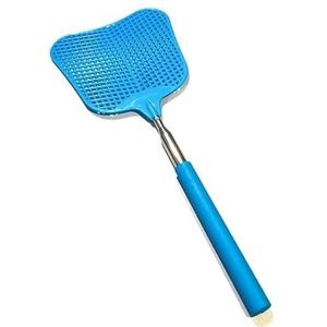 1Pc Plastic Vliegenmepper Beat Insect Vliegt Pat Anti-muggen Schieten Fly for Ongediertebestrijding Voorkomen for ongedierte Mosquito Tool Killer (Color : 74 cm blue)