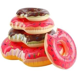 1 stks PVC Opblaasbare Volwassen Donut Zwemmen Ring Watersport Strand Opblaasbare Drijvende Zwemmen Ring (Color : 70CM)