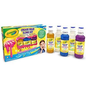 CRAYOLA - Set creëert je slijm, om kleurrijk slijm te maken, creatieve activiteit en cadeau voor kinderen, vanaf 5 jaar, 25-2160