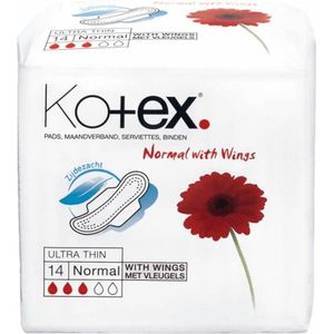 Kotex Ultra Thin Normal Plus 14 stuks