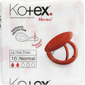 Kotex - Ultradun Normal - Maandverband - Voorgevormd - Superabsorberend