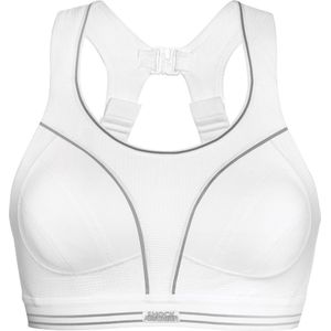 Shock Absorber Ultimate Run Sportbeha Dames - White Silver - Maat 70B