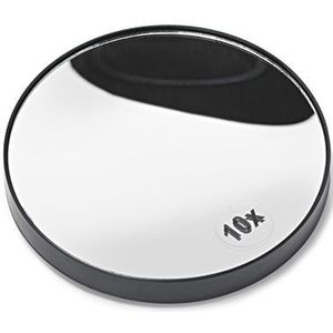 Manicare Vergrotende spiegel met 10x vergroting, ronde spiegel, ideaal voor het epileren van wenkbrauwen en voor professionele make-up, met zuignappen voor gebruiksgemak en voor op reis