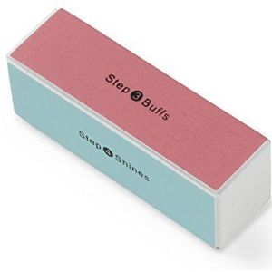 Manicare 4-zijdig polijstblok voor nagels, verwijdert oneffenheden en creëert een onmiddellijke hoogglans, makkelijk te gebruiken manicurehulpmiddel voor het vormen, gladmaken en polijsten van nagels