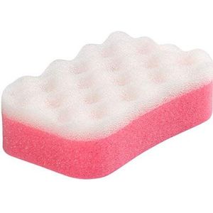 Manicare - Luxe Badspons - Roze - Dubbelzijdige Reinigingsspons - Scrubben en Masseren