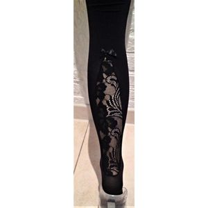 Clio Hold Ups - Dikke - Multi fribre - Opaque - Hold Up Kousen - Sexy Chic - 40 Den. - T1/2 - S/M - Zwart