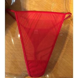 Pretty Polly Slip - V-Back - String - Small - Turquoise - 3 paar
