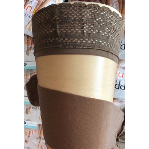 Pretty Polly Hold Ups - Naturals - Hold Up Kousen - Stay Up Kousen Dames - Zomer Hold Up - 7 Den. - M/L - bruinachtig