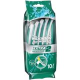 Wilkinson Sword - Extra 2 Sensitive - Scheermesjes - Groen - Wit - 10 Stuk