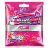 Wilkinson Sword Extra 2 Beauty Wegwerpscheermesjes 5 stuks