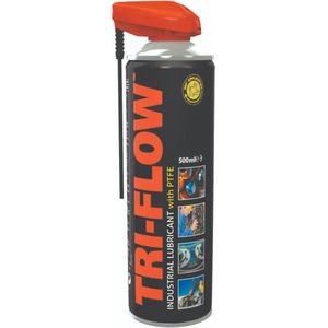 Tri-Flow smeermiddel met PTFE - 500ml met dubbele sproeikop