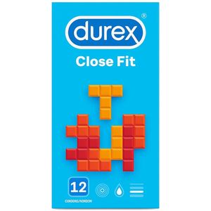 Durex - Close Fit - Condooms - 12 stuks - Nauwsluitende Pasvorm voor Extra Comfort en Veiligheid