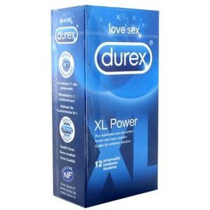 Durex XL Power condooms extra groot 12 stuks.