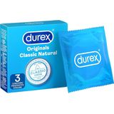Durex Classic Natural - Condooms - 3 stuks
