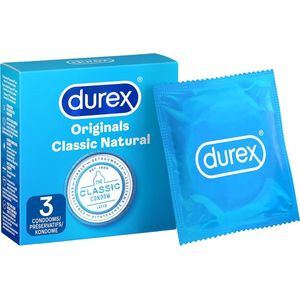 Durex Classic Natural - Condooms - 3 stuks