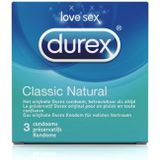 Durex Classic Natural - Condooms - 3 stuks
