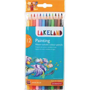 Derwent Potloden Lakeland Painting - Met 12 Aquarelpotloden - Voor Kinderen - Met Meerdere Kleuren