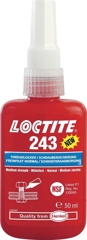 LOCTITE - 243 - Schroefdraadborgmiddel - Blauw - 50ml