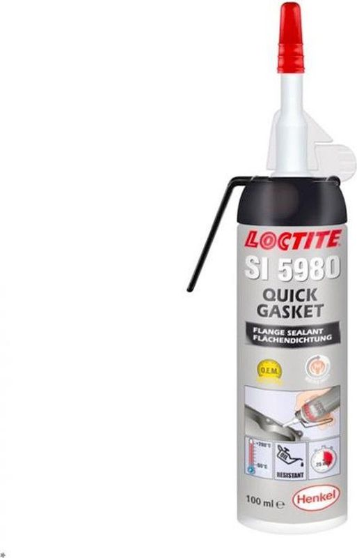 Loctite - Afdichtingsmiddel SI5980 - Silicone - Zwart - 100ml