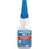 LOCTITE 401 - Secondenlijm - 20 gram - Transparant - Snel