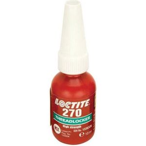 LOCTITE 270 Schroefdraadborgmiddel Rood - 10ml - Hoge Sterkte