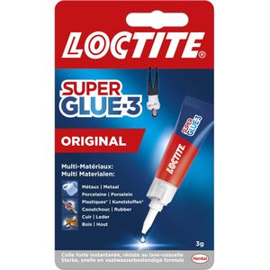 Loctite Original 3 G Extra Sterke Superlijm Voor Rubbe - Metaa - Kunststo - Keramie - Hou - Lede