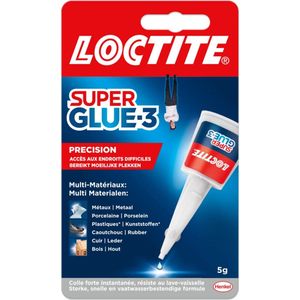 Loctite Precision 5 Gram Extreem sterk | Universele Secondenlijm | Multilijm voor Knutsel & Precisie oplosingen | Sterke Alleslijm.