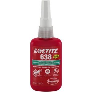 Loctite borgmiddel - 638 - 50 ml tube - High Strength