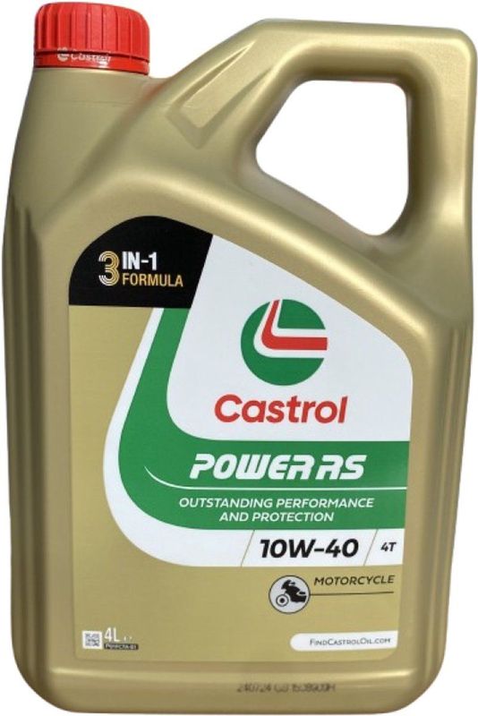 Castrol - Power RS 4T - Motorolie - 10W40 - 4L