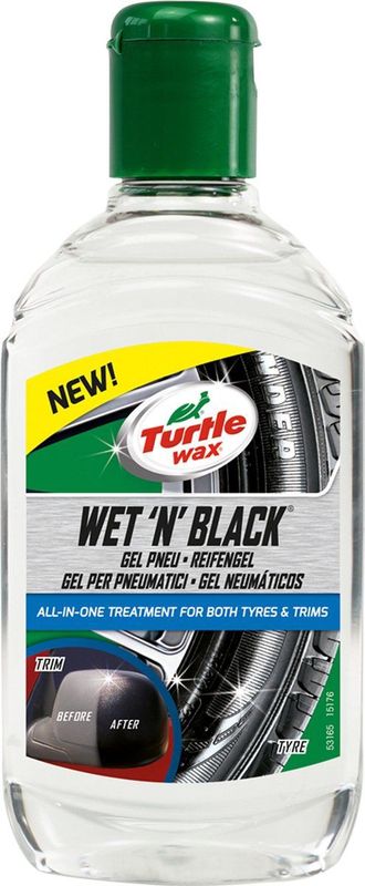 Turtle Wax - Wet N Black - Bandenonderhoud - Zwart - 300ml