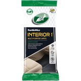 Turtle Wax - Interior 1 - Multifunctionele Doekjes - 24 Stuks - Vlek Verwijderend