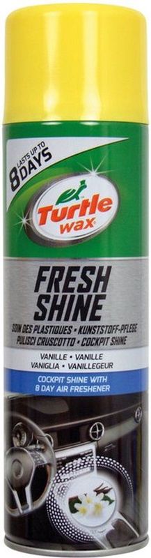 Turtle Wax 52867 GL Fresh Shine Vanilla 500ml | Kunststof reiniger auto | Interieurreiniger