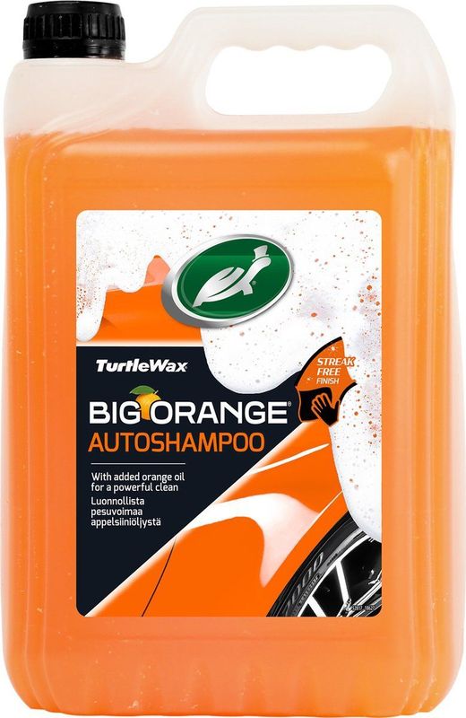 Turtle Wax - Big Orange - Auto Shampoo - 5 Liter - Verwijdert Vuil en Vlekken