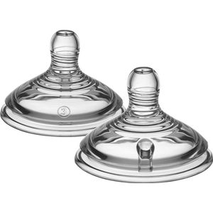 Tommee Tippee Closer to Nature Flesspeen 6+ mnd 2 stuks